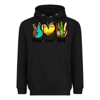 Black peace love beer Heavyweight Hoodie - AdoDesignShop