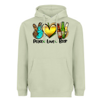 Matcha peace love beer Heavyweight Hoodie - AdoDesignShop