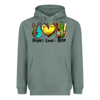 Sage peace love beer Heavyweight Hoodie - AdoDesignShop