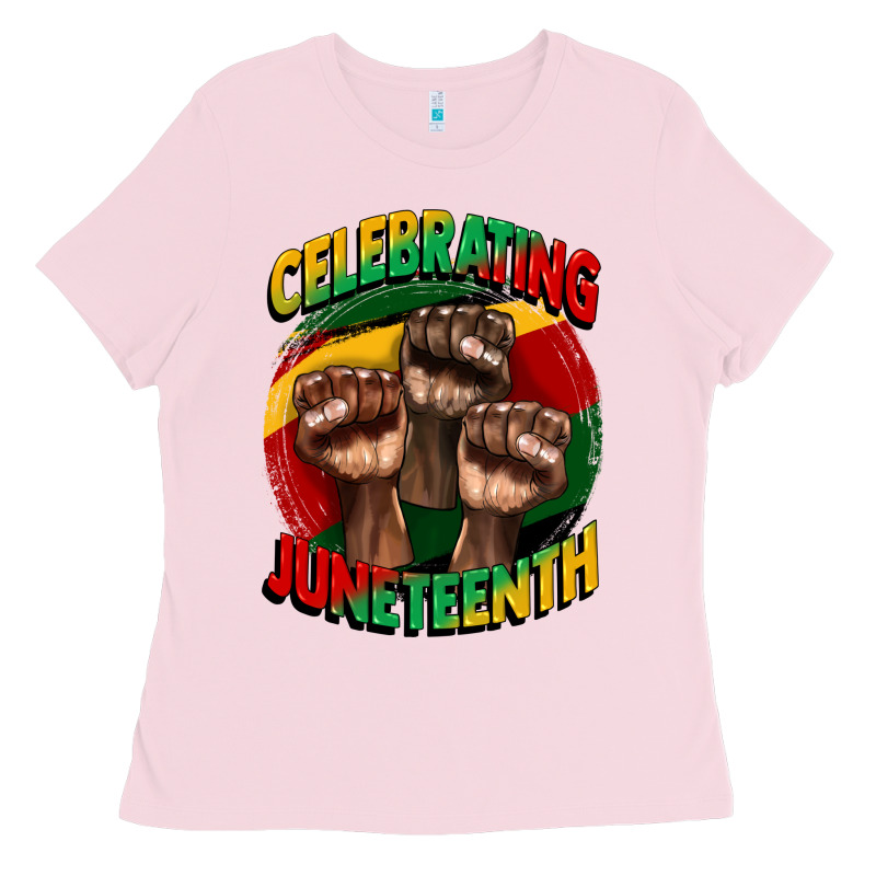Im Celebrating Juneteenth  (1) Ladies Tee by CowGirlArtShop | Teevron