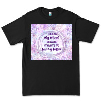 Black it hurts to bite my tongue Premium Tee - TumblerDesignByShophia