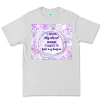Dove Grey it hurts to bite my tongue Premium Tee - TumblerDesignByShophia