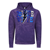 Cloud Purple Police wife Vintage Hoodie - FaDigitalArtStudio