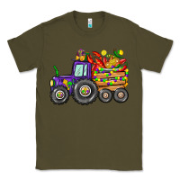 Army Green mardi gras tractor Classic Tee - CowGirlArtShop