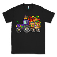 Black mardi gras tractor Classic Tee - CowGirlArtShop