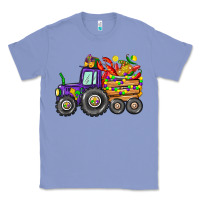 Colony Blue mardi gras tractor Classic Tee - CowGirlArtShop