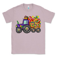 Lilac mardi gras tractor Classic Tee - CowGirlArtShop