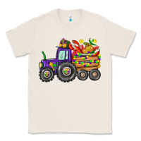 Natural mardi gras tractor Classic Tee - CowGirlArtShop