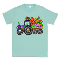 Seafoam mardi gras tractor Classic Tee - CowGirlArtShop