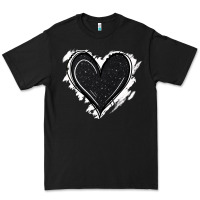 Black black glitter heart Premium Tee - Jasminsmagicworld