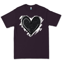 Plum black glitter heart Premium Tee - Jasminsmagicworld