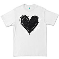 White black glitter heart Premium Tee - Jasminsmagicworld