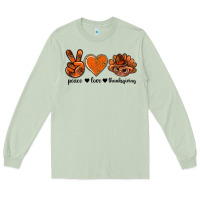Matcha peace love thanksgiving bbs Long Sleeve Tee - BundleAndBundleShop