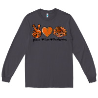 Smoke peace love thanksgiving bbs Long Sleeve Tee - BundleAndBundleShop