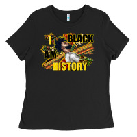 Black i am black history Ladies Tee - CowGirlArtShop