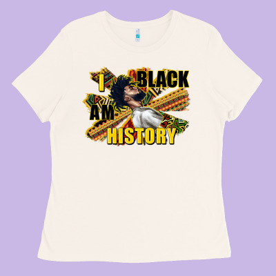 I Am Black History Ladies Tee Designed By Cowgirlartshop