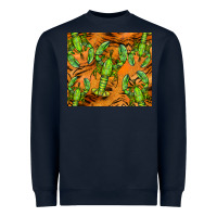 Navy lobster tumbler Heavyweight Sweatshirt - BarkalooDesign