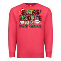 Cardinal santas favorite speech therapist Premium Sweatshirt - AdoDesignShop