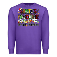 Purple santas favorite speech therapist Premium Sweatshirt - AdoDesignShop