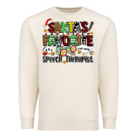 Sandshell santas favorite speech therapist Premium Sweatshirt - AdoDesignShop