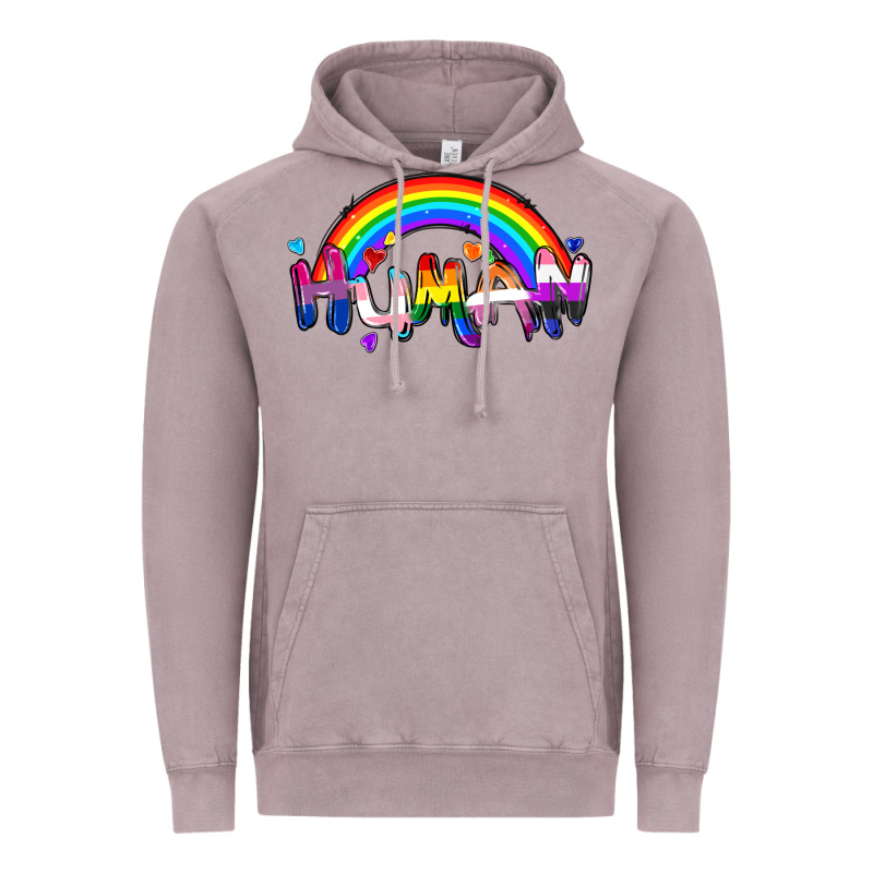 Human Pride Vintage Hoodie by FaDigitalArtStudio | Teevron