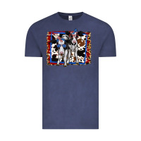 Vintage Denim 4th of July Cows Holstein Cows Vintage Tee - Jasminsmagicworld