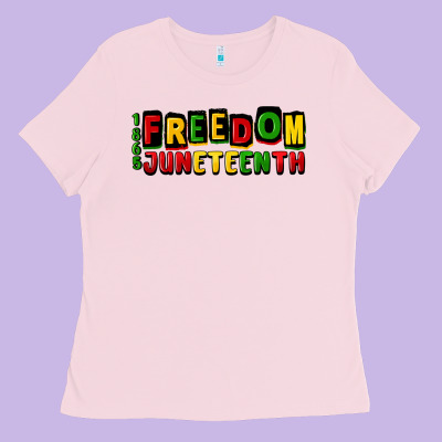 Freedom Juneteenth Ladies Tee Designed By Cowgirlartshop