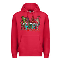 Cardinal Merry Christmas Premium Hoodie - CowhideDigitalArt
