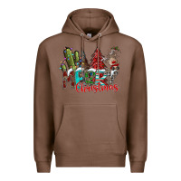 Chestnut Merry Christmas Premium Hoodie - CowhideDigitalArt
