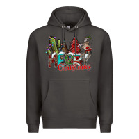 Smoke Merry Christmas Premium Hoodie - CowhideDigitalArt