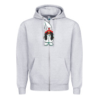 Heather Grey african american nurse gnome Zipper Hoodie - BarkalooDesign