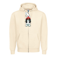 Sandshell african american nurse gnome Zipper Hoodie - BarkalooDesign