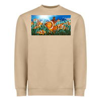 Mushroom clown fish  license plate Heavyweight Sweatshirt - BarkalooDesign