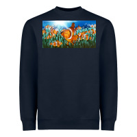Navy clown fish  license plate Heavyweight Sweatshirt - BarkalooDesign