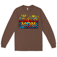 Chestnut Hot mess mom Mother's Day Long Sleeve Tee - FaDigitalArtStudio