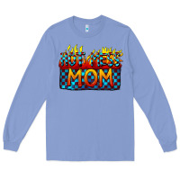 Colony Blue Hot mess mom Mother's Day Long Sleeve Tee - FaDigitalArtStudio