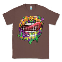 Chestnut mardi gras lips Classic Tee - CowGirlArtShop