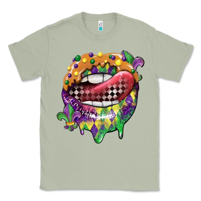 Mardi Gras Lips Classic Tee by CowGirlArtShop | Teevron