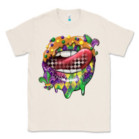 Natural mardi gras lips Classic Tee - CowGirlArtShop
