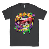 Smoke mardi gras lips Classic Tee - CowGirlArtShop