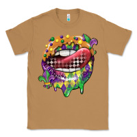 Toasted Coconut mardi gras lips Classic Tee - CowGirlArtShop