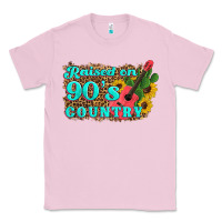Bubblegum Pink raised 90's country guitar cactus sunflower's Classic Tee - Artiststas