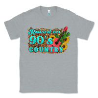 Heather Grey raised 90's country guitar cactus sunflower's Classic Tee - Artiststas