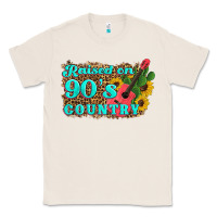 Natural raised 90's country guitar cactus sunflower's Classic Tee - Artiststas