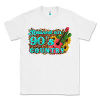 White raised 90's country guitar cactus sunflower's Classic Tee - Artiststas