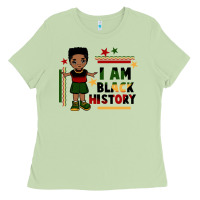 Matcha i am black history black boy  juneteenth Ladies Tee - CowGirlArtShop