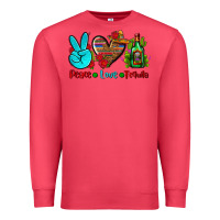 Cardinal peace love tequila Premium Sweatshirt - AdoDesignShop