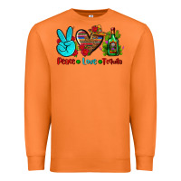 Carrot peace love tequila Premium Sweatshirt - AdoDesignShop