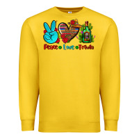 Lemon peace love tequila Premium Sweatshirt - AdoDesignShop