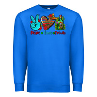 True Royal peace love tequila Premium Sweatshirt - AdoDesignShop